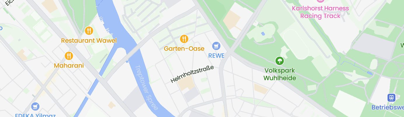 Karte mit dem ungefähren Standort