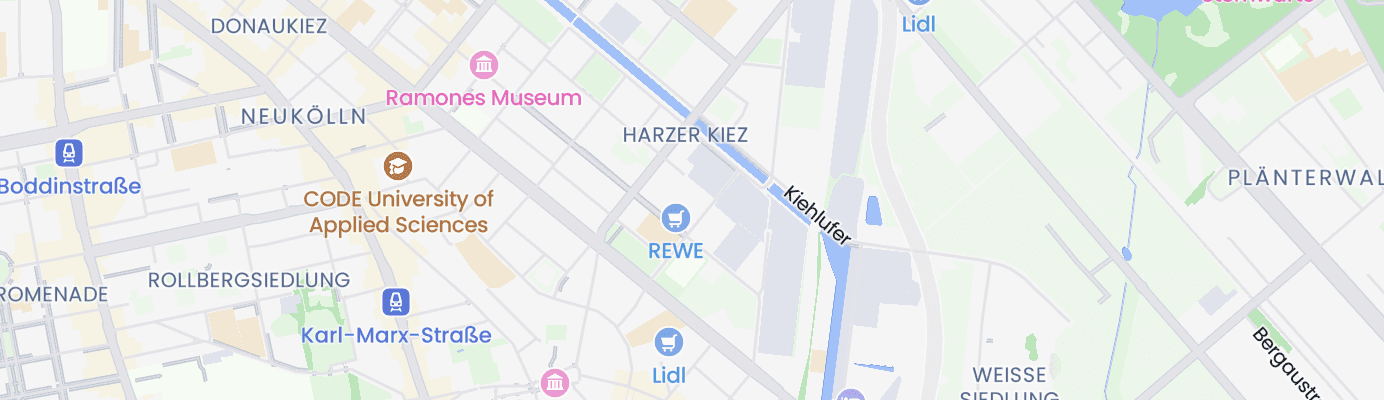 Karte mit dem ungefähren Standort
