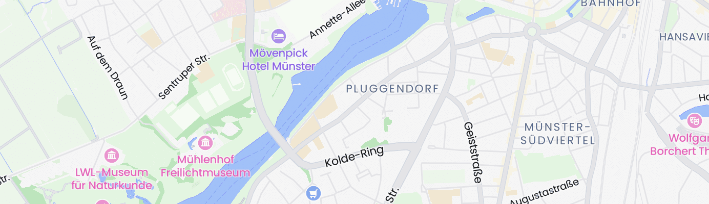 Karte mit dem ungefähren Standort