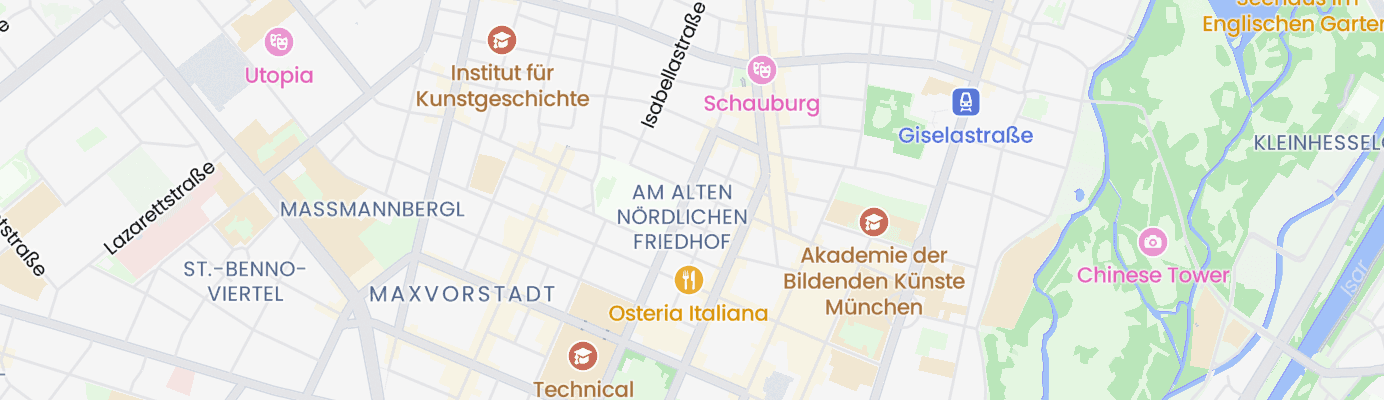 Karte mit dem ungefähren Standort