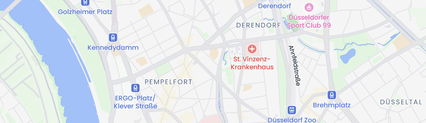 Map showing the approximate location