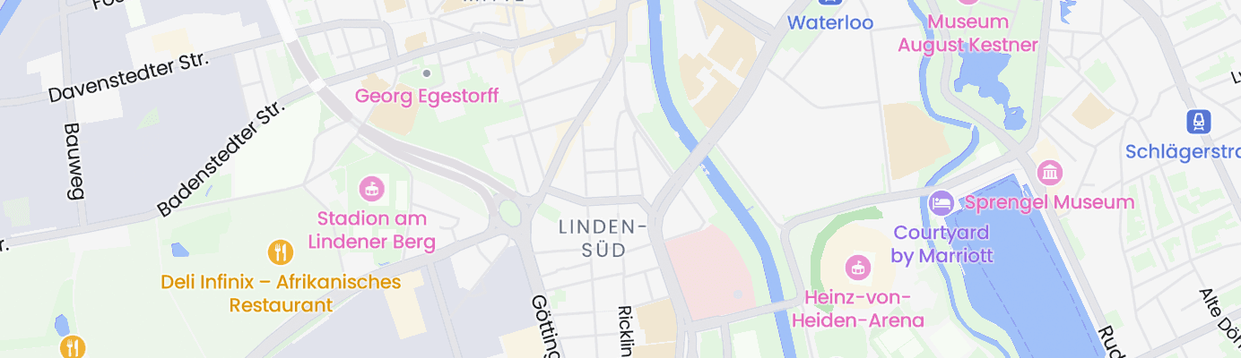 Karte mit dem ungefähren Standort