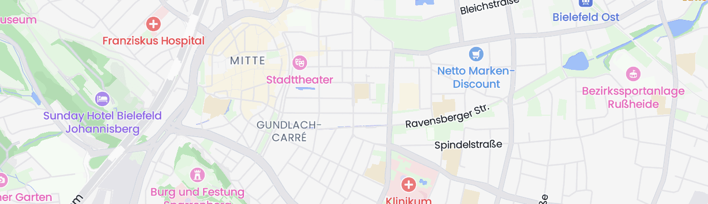 Karte mit dem ungefähren Standort