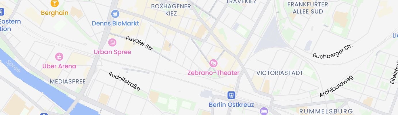 Karte mit dem ungefähren Standort