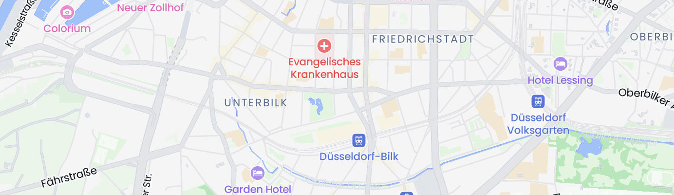 Karte mit dem ungefähren Standort