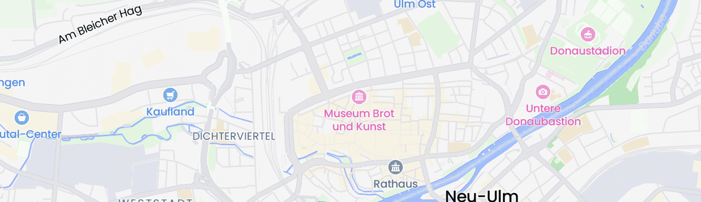 Karte mit dem ungefähren Standort