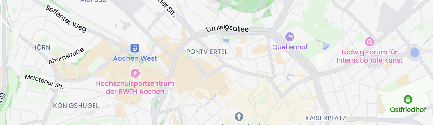 Karte mit dem ungefähren Standort