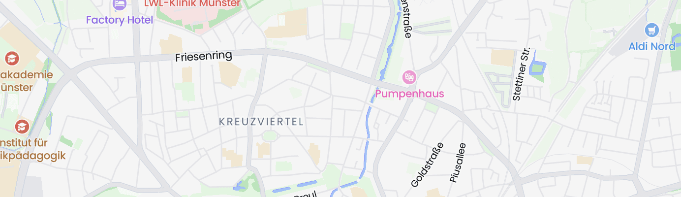 Karte mit dem ungefähren Standort