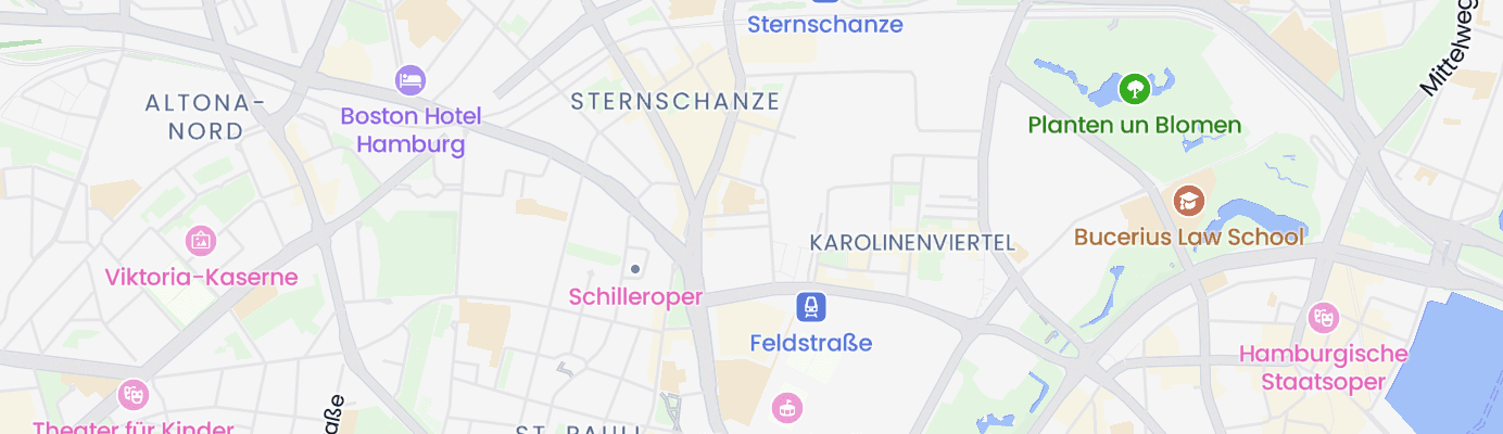 Karte mit dem ungefähren Standort