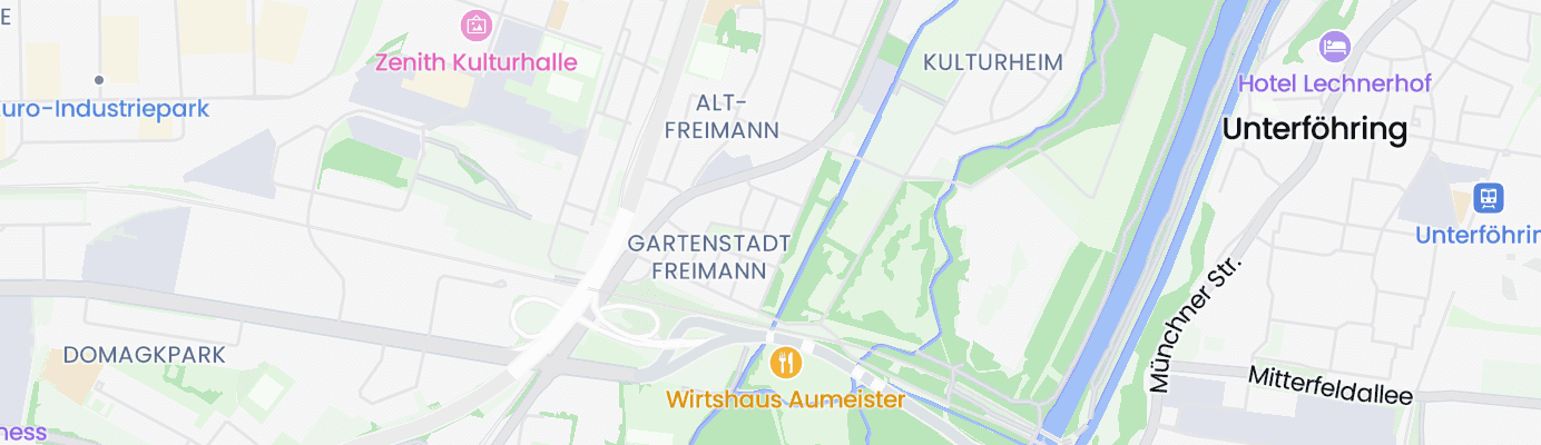 Karte mit dem ungefähren Standort