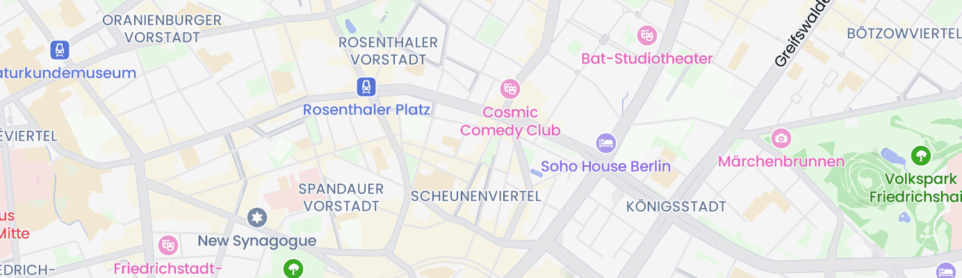 Karte mit dem ungefähren Standort