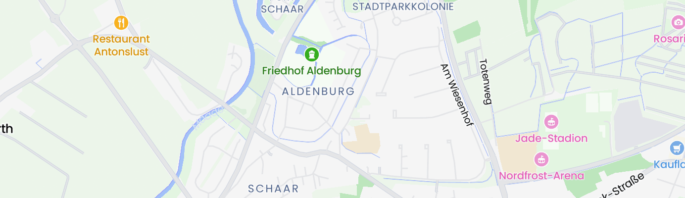 Karte mit dem ungefähren Standort