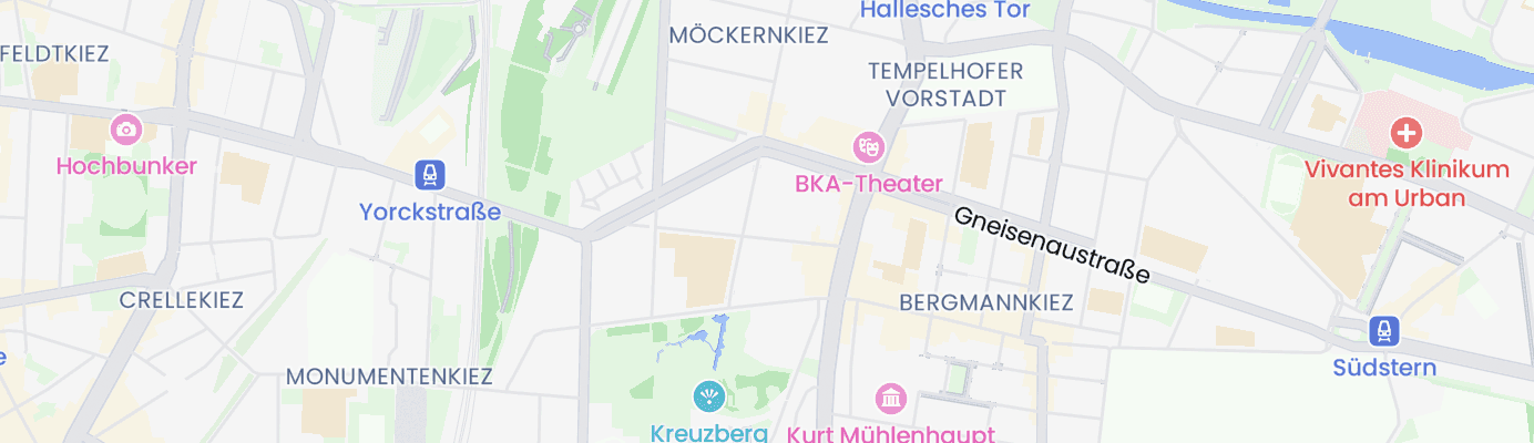 Karte mit dem ungefähren Standort