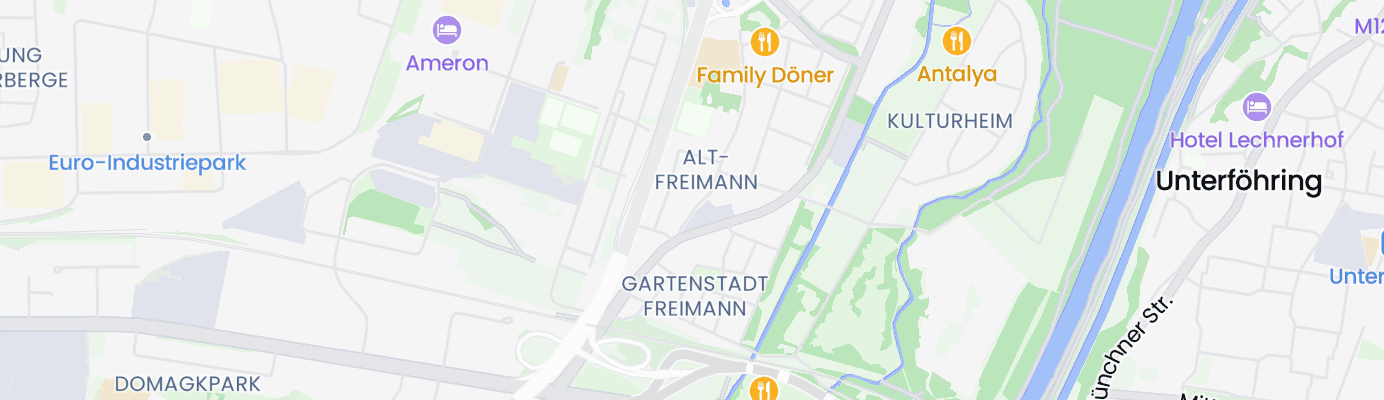 Karte mit dem ungefähren Standort