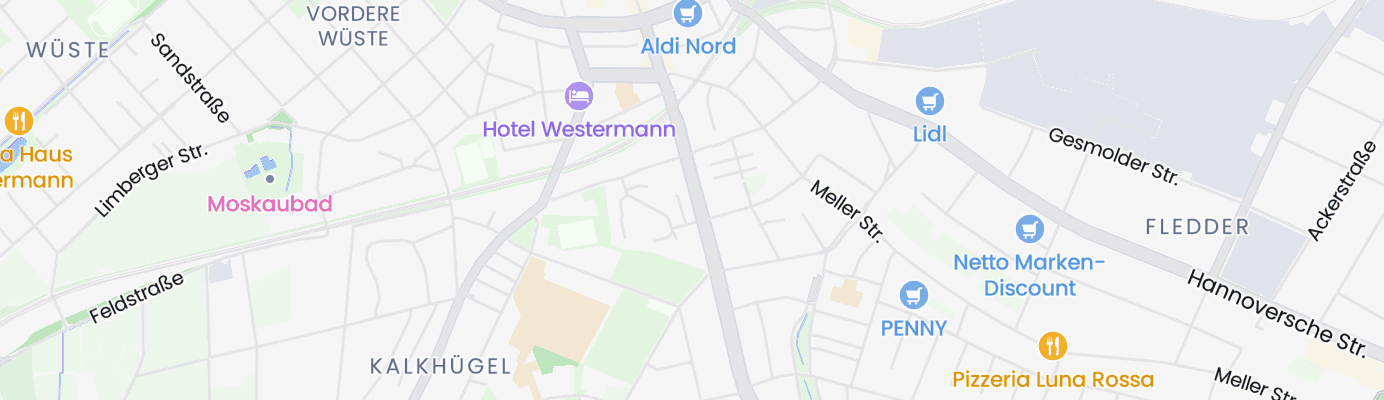 Karte mit dem ungefähren Standort