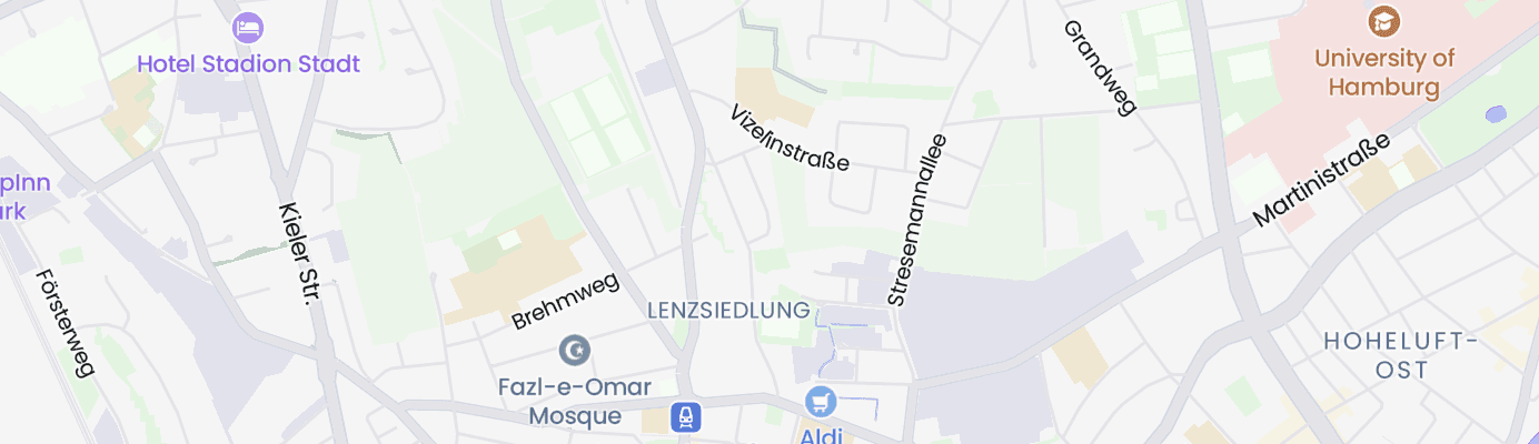 Karte mit dem ungefähren Standort