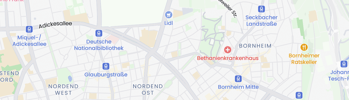 Map showing the approximate location