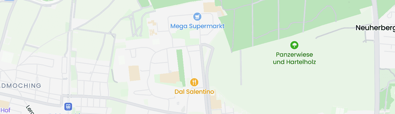 Karte mit dem ungefähren Standort