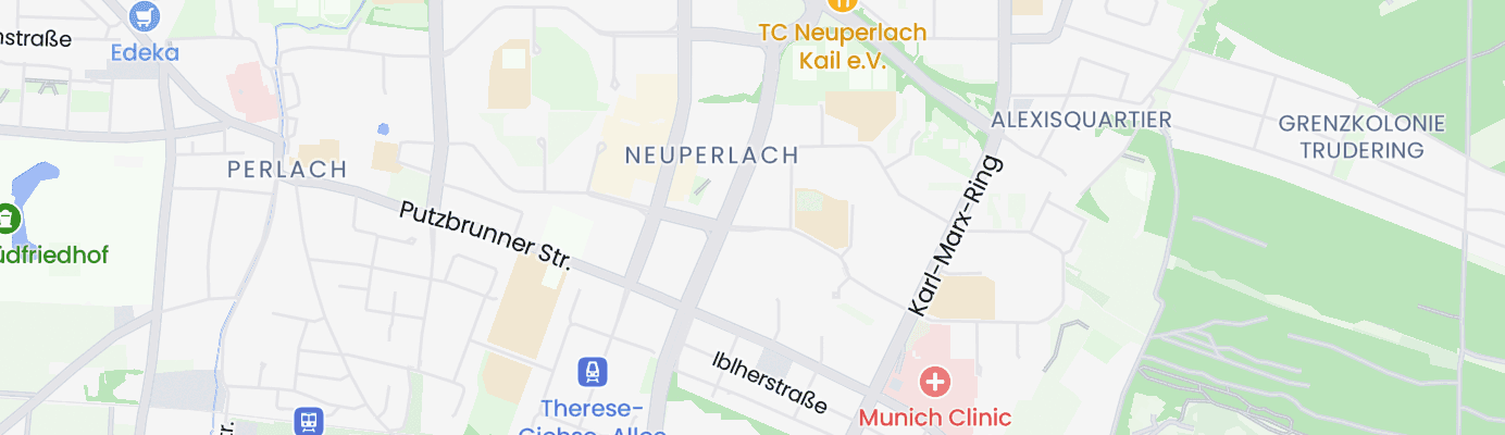 Karte mit dem ungefähren Standort