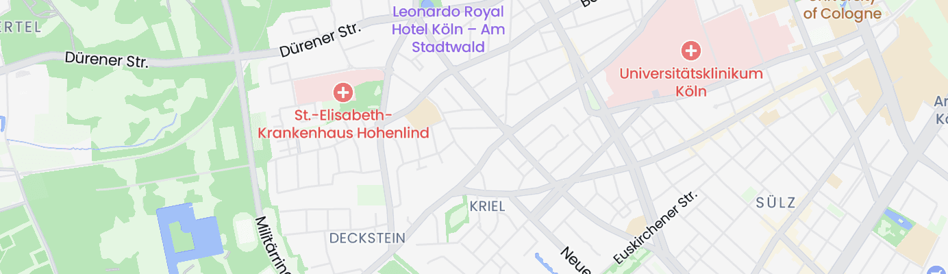 Karte mit dem ungefähren Standort