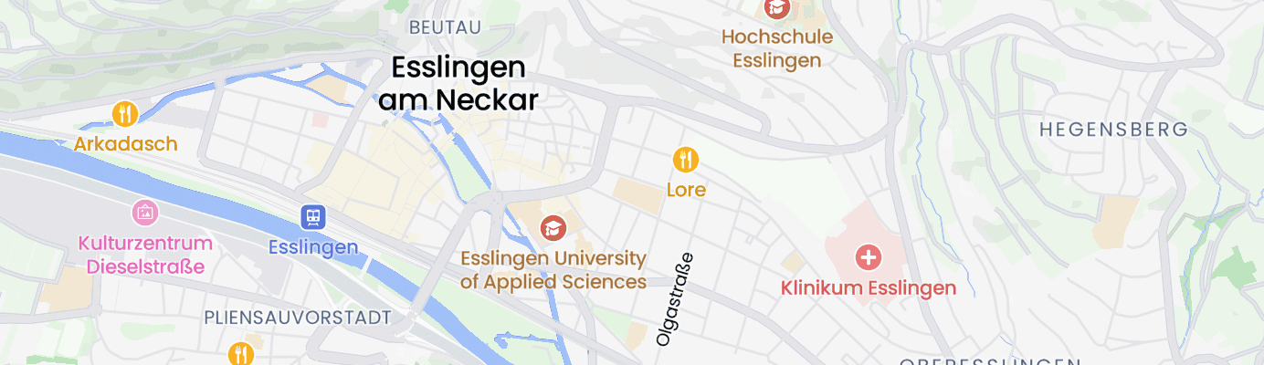 Karte mit dem ungefähren Standort