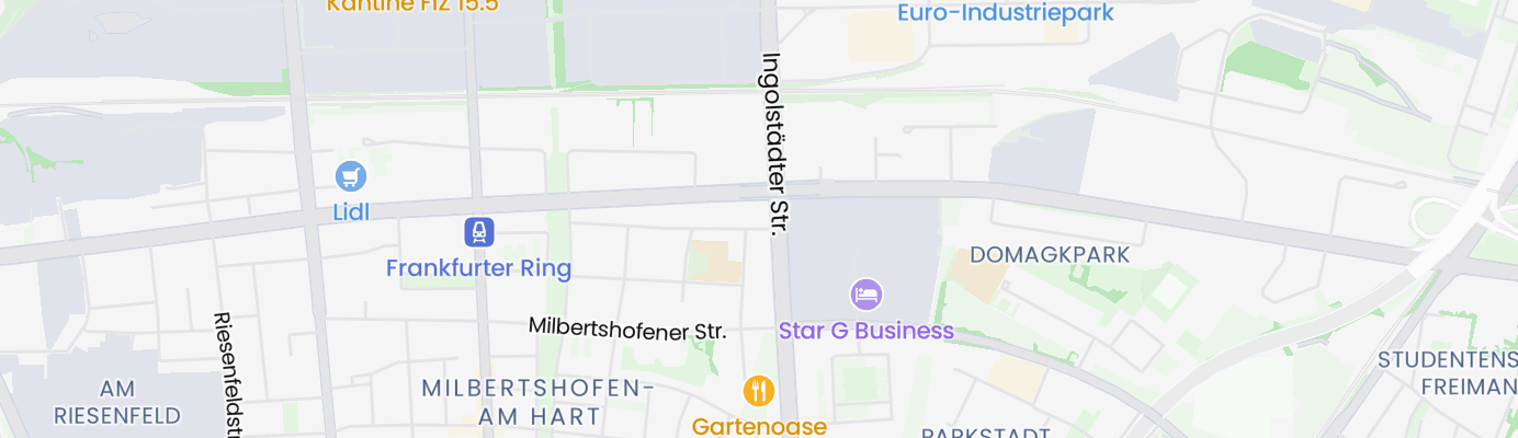 Karte mit dem ungefähren Standort