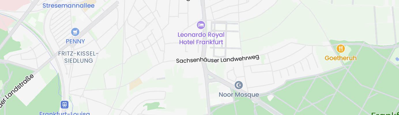 Karte mit dem ungefähren Standort