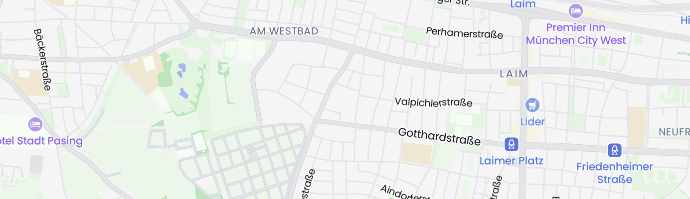 Karte mit dem ungefähren Standort