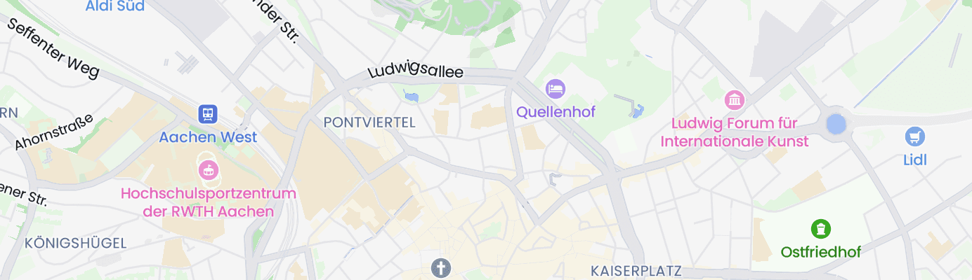 Karte mit dem ungefähren Standort