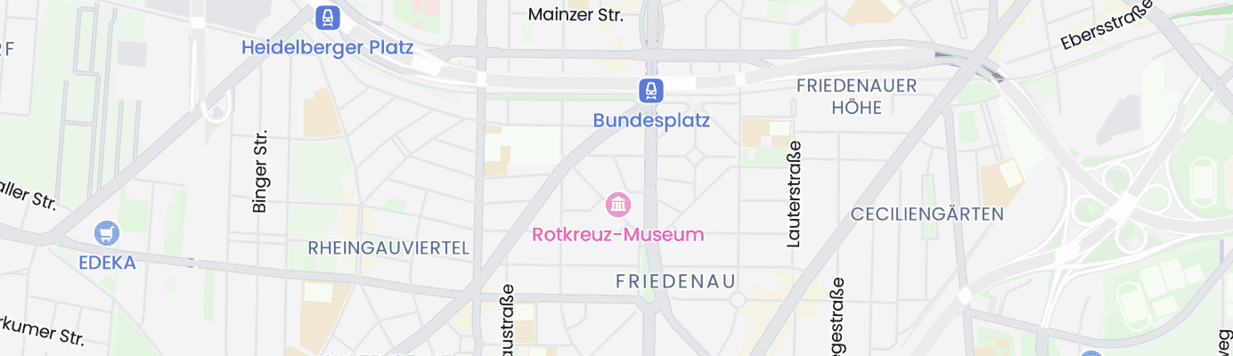 Karte mit dem ungefähren Standort