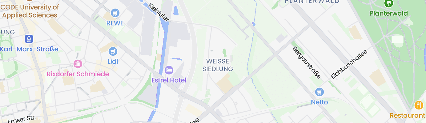 Karte mit dem ungefähren Standort
