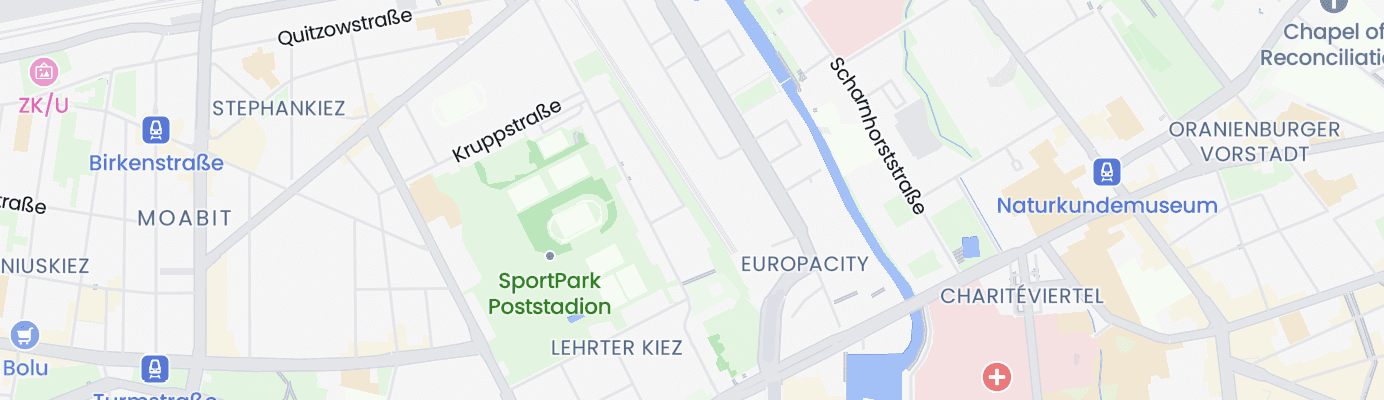 Karte mit dem ungefähren Standort