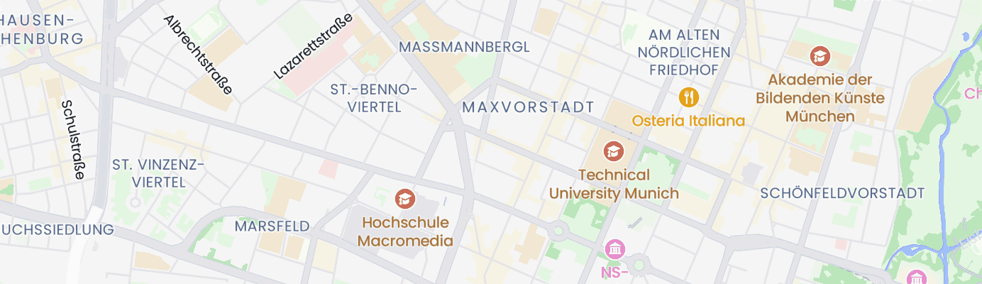 Karte mit dem ungefähren Standort
