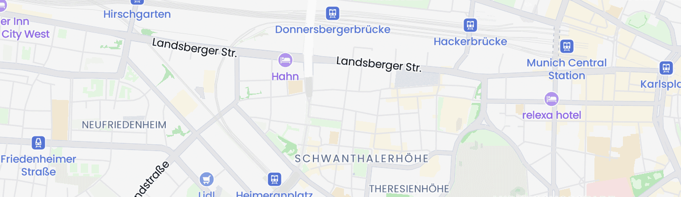 Karte mit dem ungefähren Standort