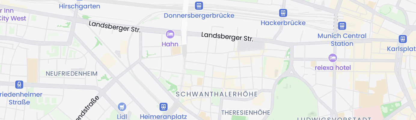 Karte mit dem ungefähren Standort