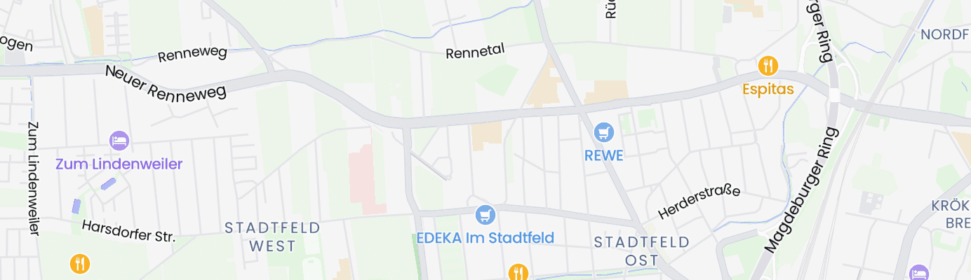 Karte mit dem ungefähren Standort