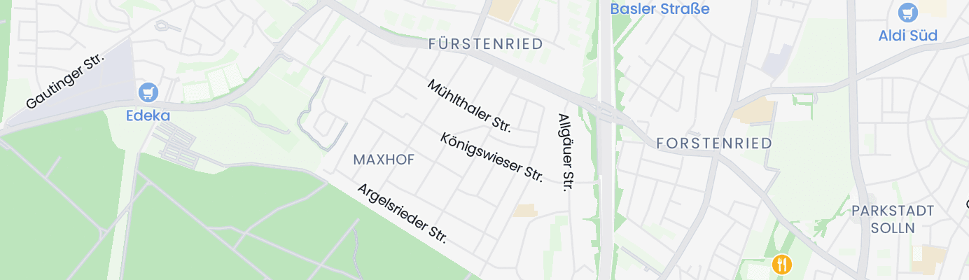 Karte mit dem ungefähren Standort