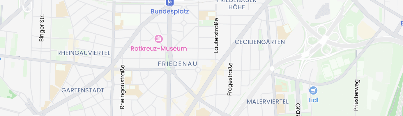 Karte mit dem ungefähren Standort