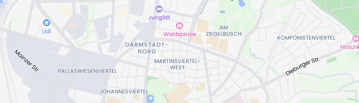Karte mit dem ungefähren Standort