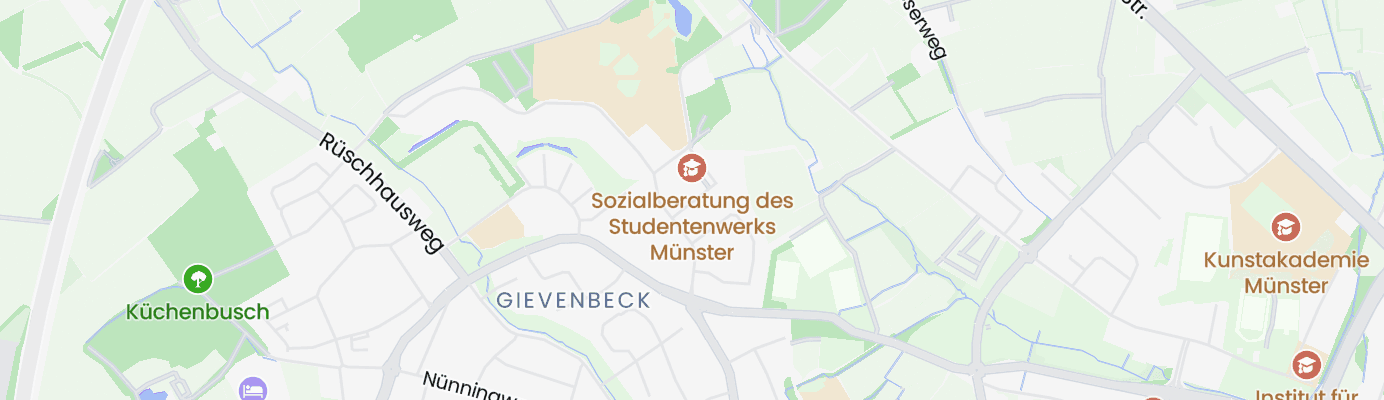 Karte mit dem ungefähren Standort