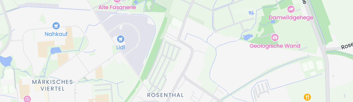 Karte mit dem ungefähren Standort