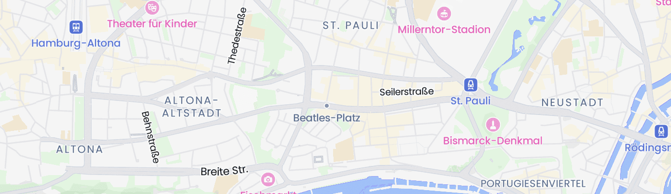 Karte mit dem ungefähren Standort