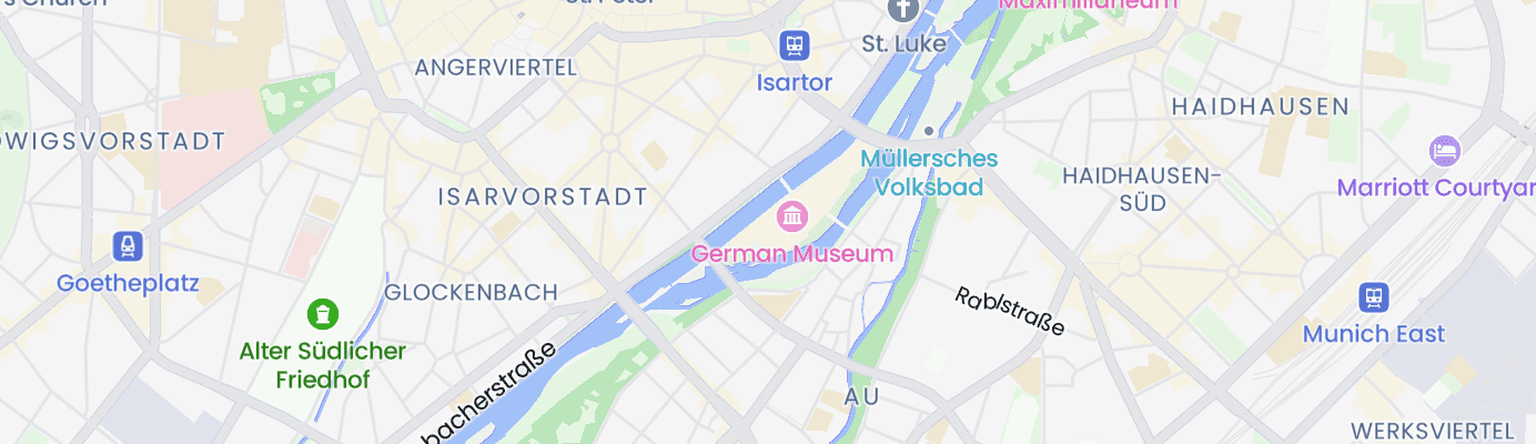 Karte mit dem ungefähren Standort