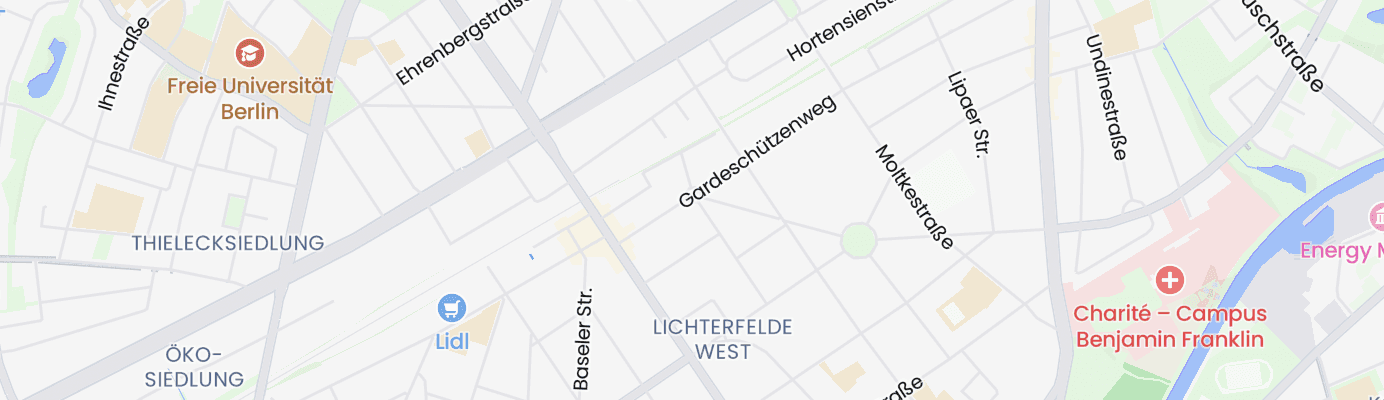 Karte mit dem ungefähren Standort