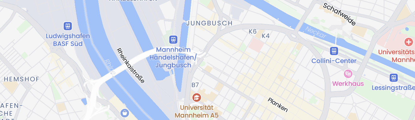 Karte mit dem ungefähren Standort
