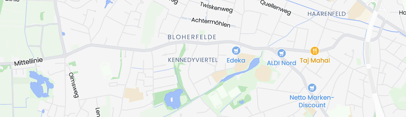 Karte mit dem ungefähren Standort