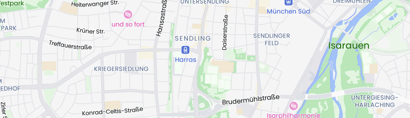 Karte mit dem ungefähren Standort