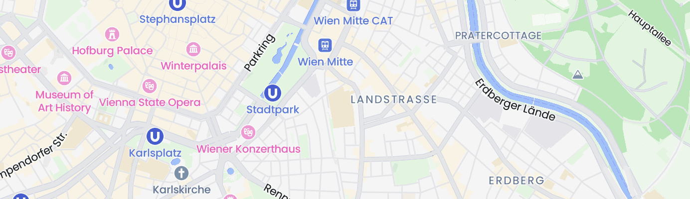 Karte mit dem ungefähren Standort