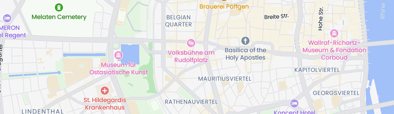 Karte mit dem ungefähren Standort