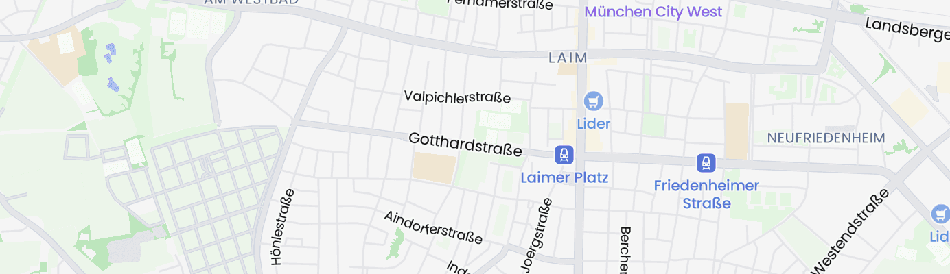 Karte mit dem ungefähren Standort